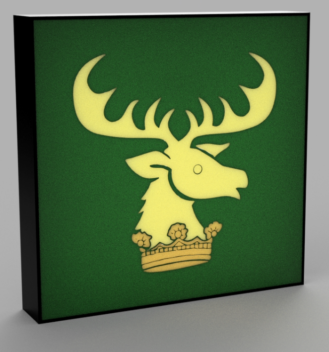 Game of Thrones House Renly Baratheon LED Lamp