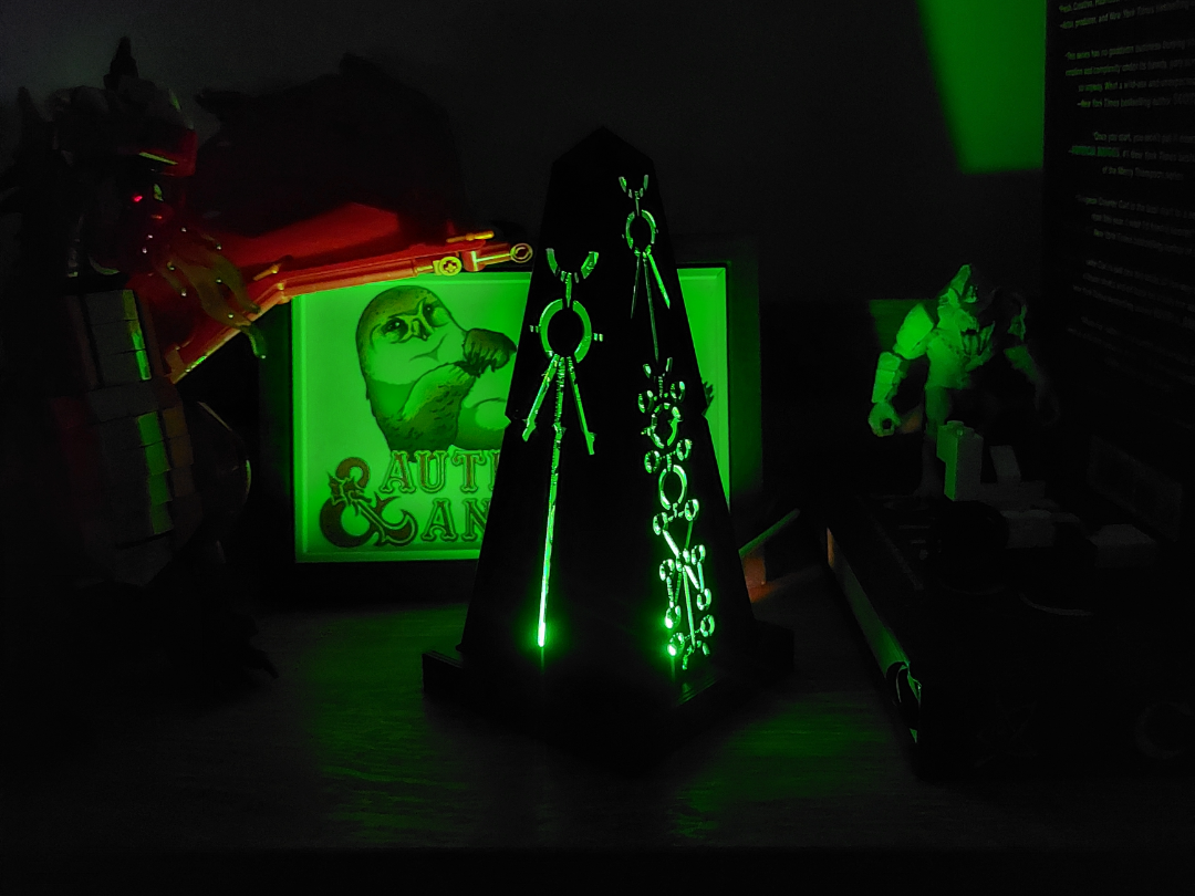 Space Obelisk Lamp - Sci Fi Nightlight / Lighting