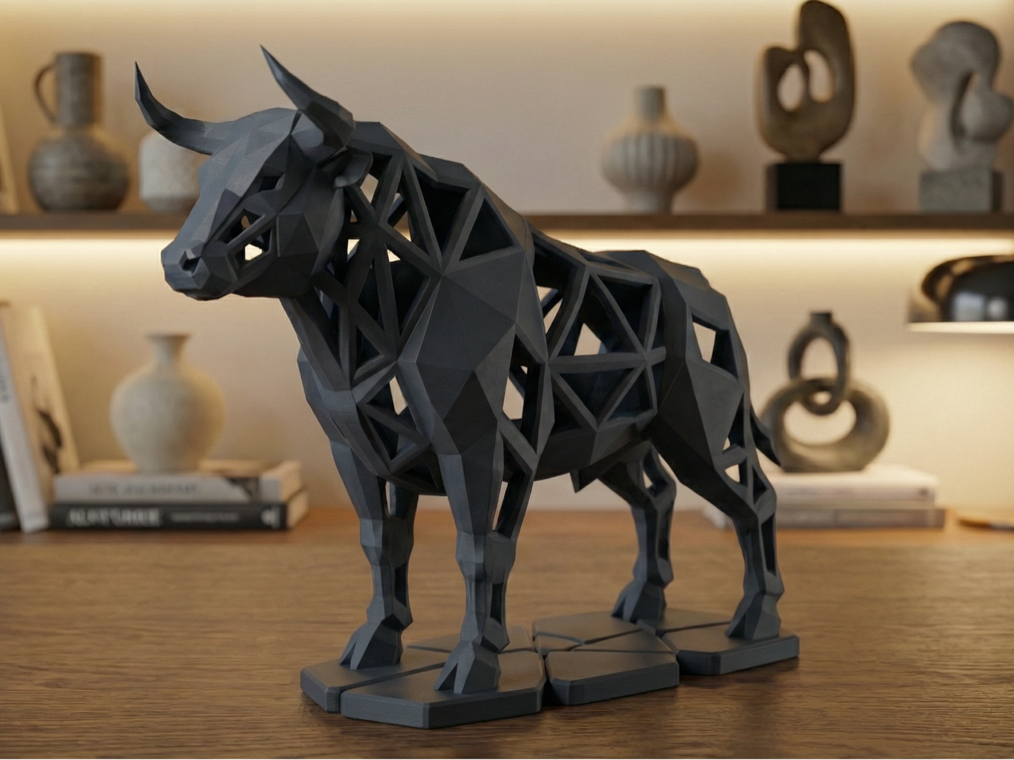 Futuristic Cybernetic Bull