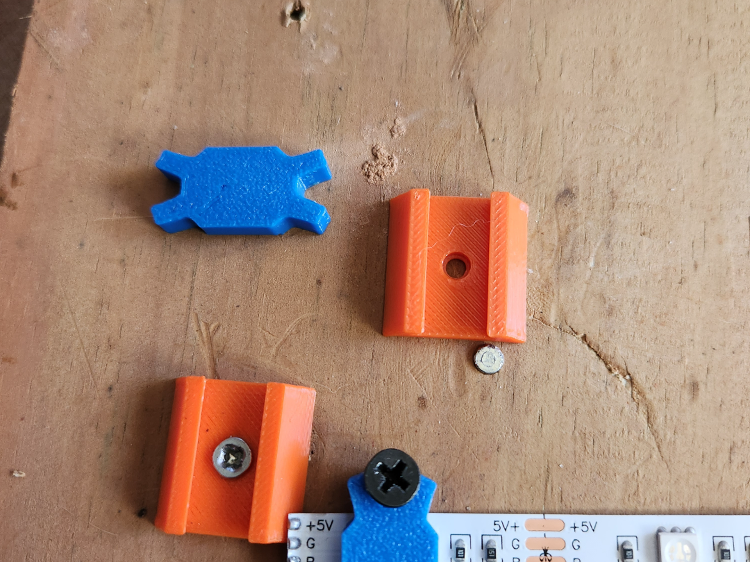 LED lightstrip fastener A
