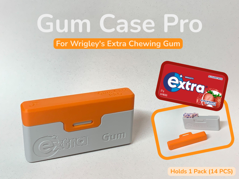 Gum Case Pro (Reusable Container For Extra Gum)