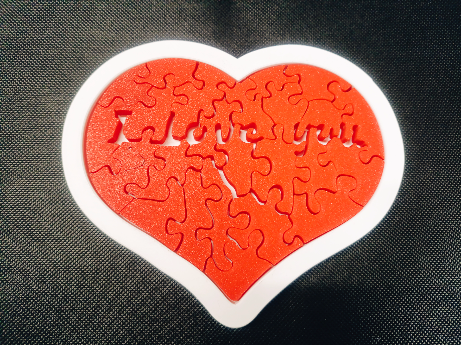 Heart puzzle - I love you
