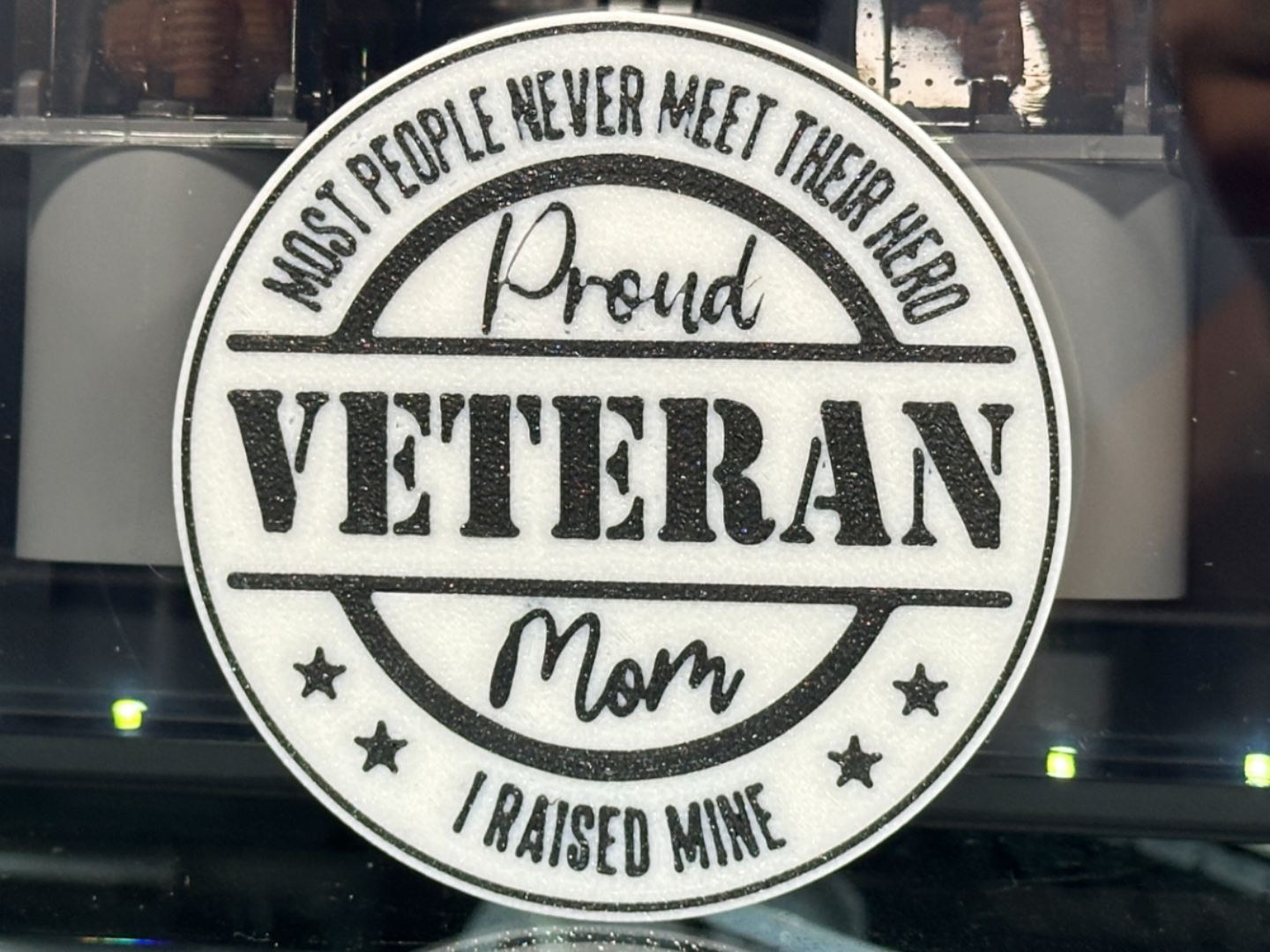 Proud Veteran Mom Coaster