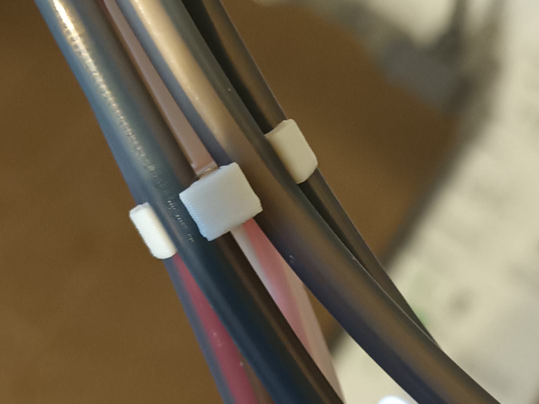 customizable cable/ PTFE-tube Clip