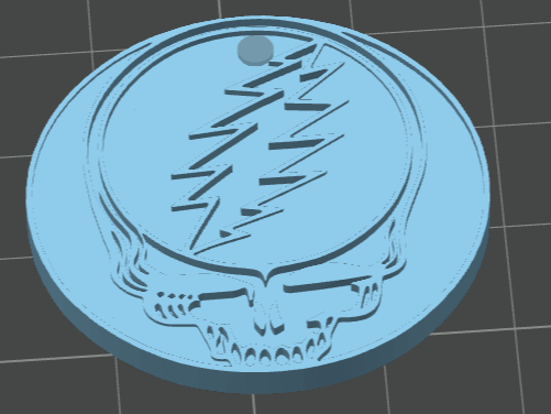 Grateful Dead Steal your face small pendant