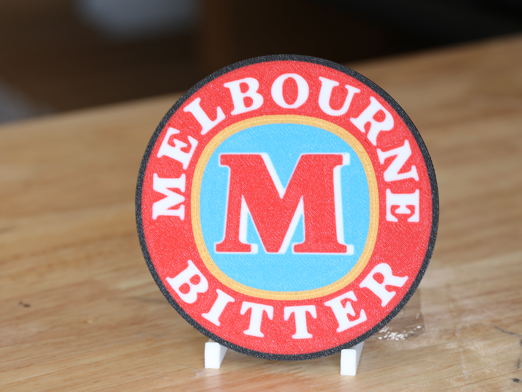 Melbourne Bitter Australian Beer Round Coaster