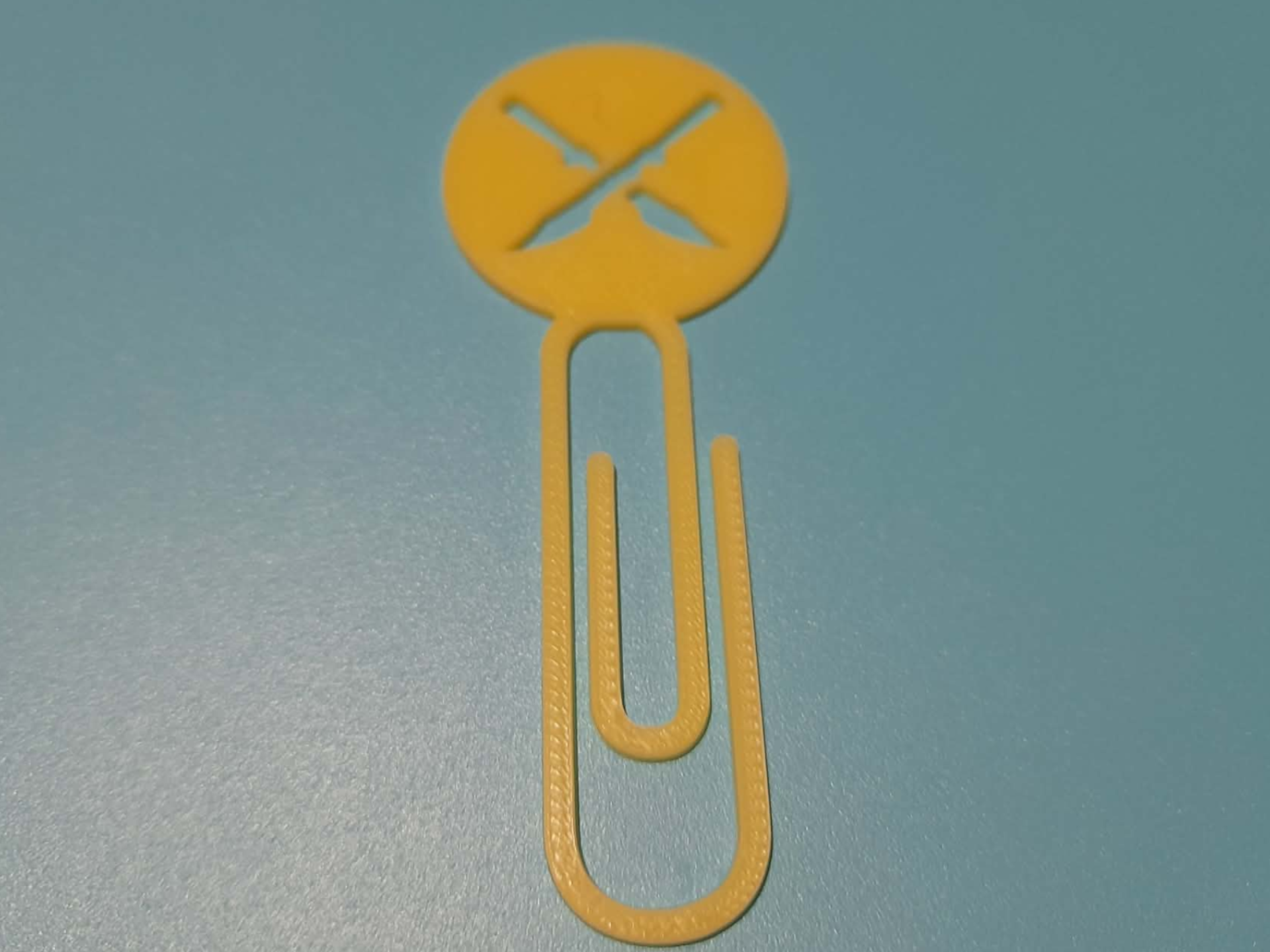 crossed knives paperclip