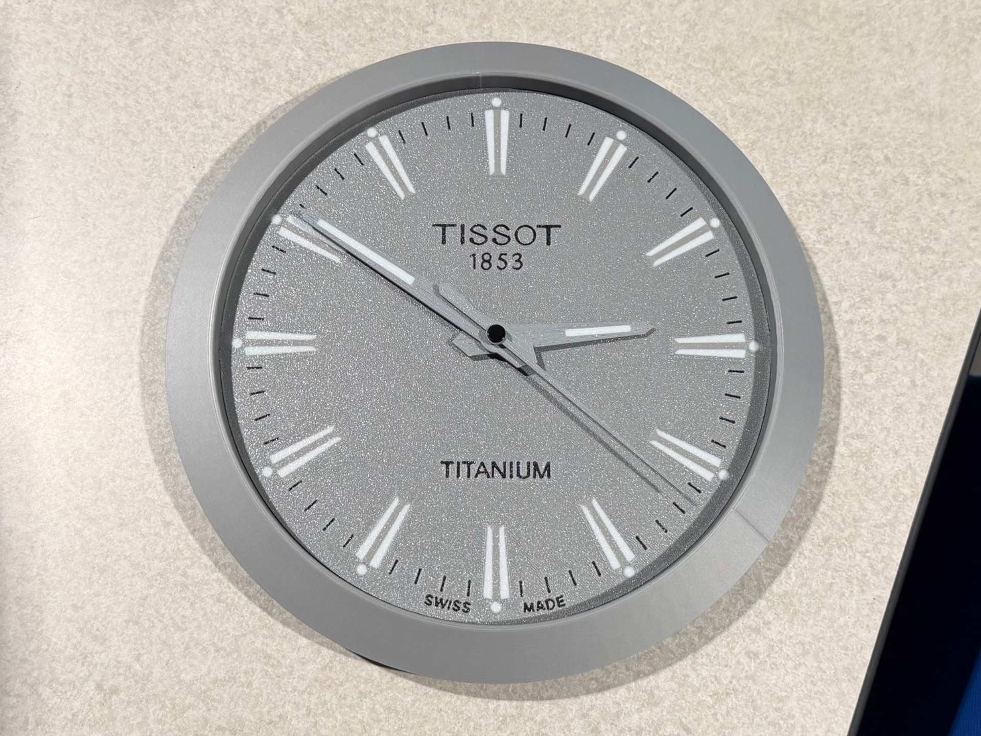 Tissot Gentleman Quartz Titanium Case - Wall Clock