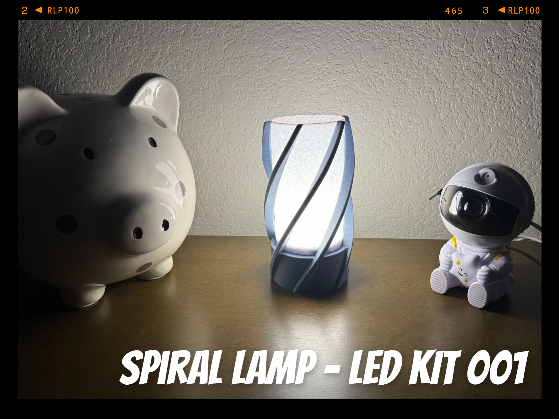 Spiral Lamp - LED Lamp Kit 001