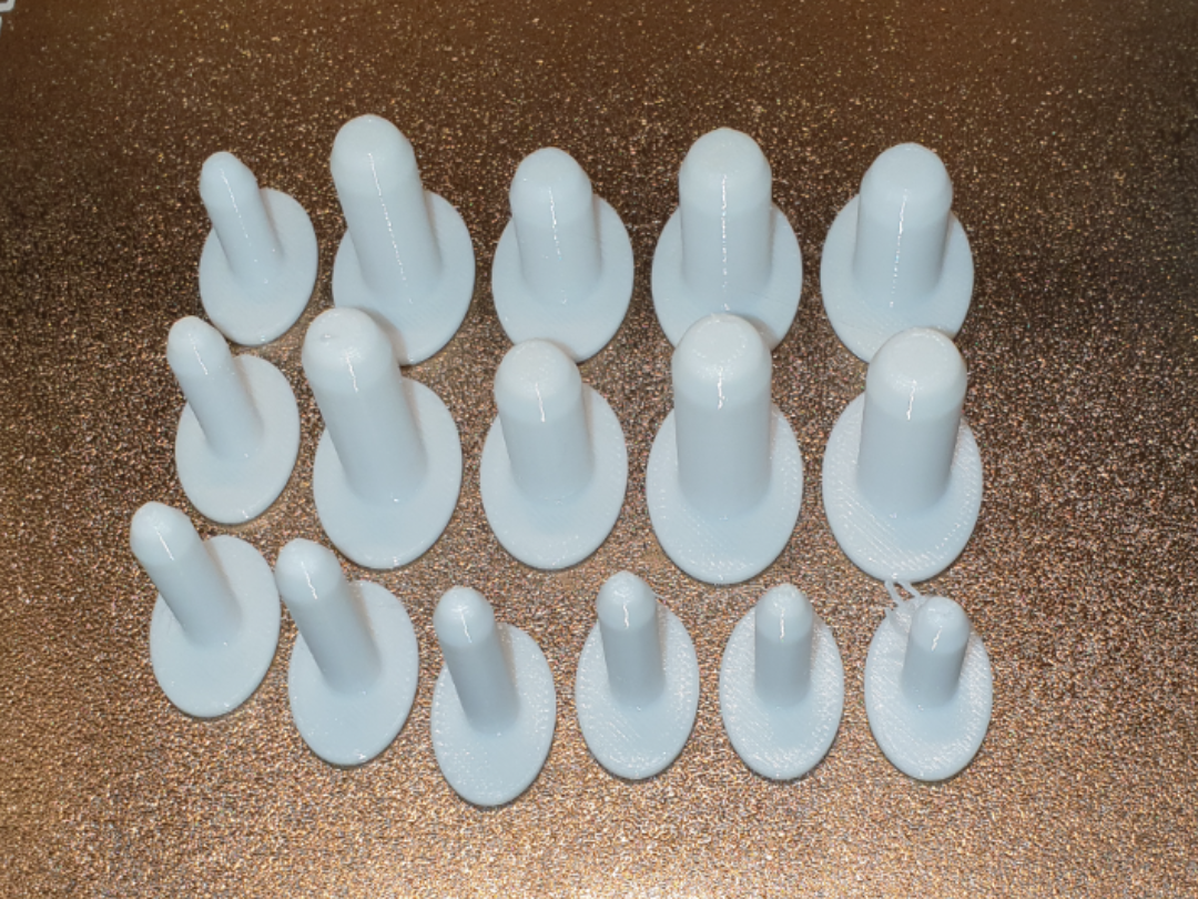 Laser Elliptical Honycomb Pins