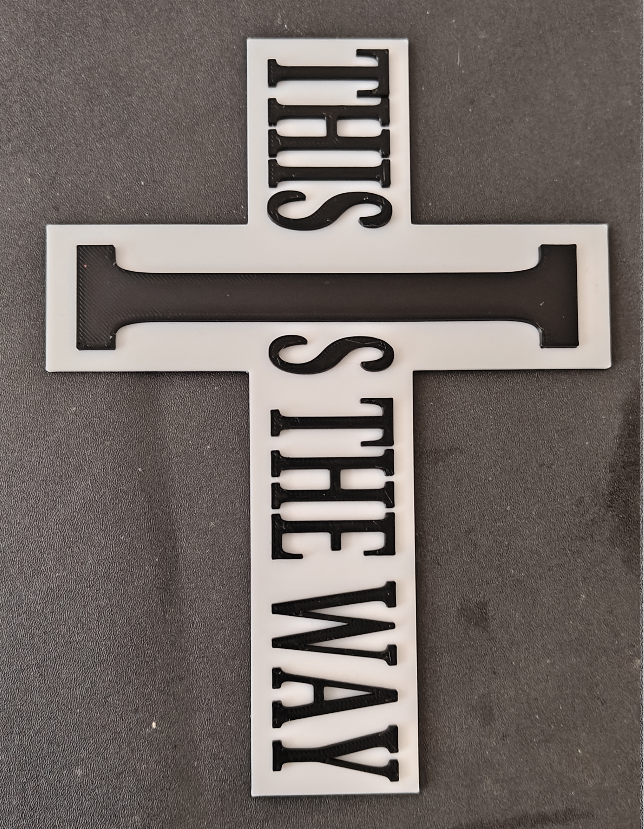 Mandalorian Cross Upper Case Book Marker