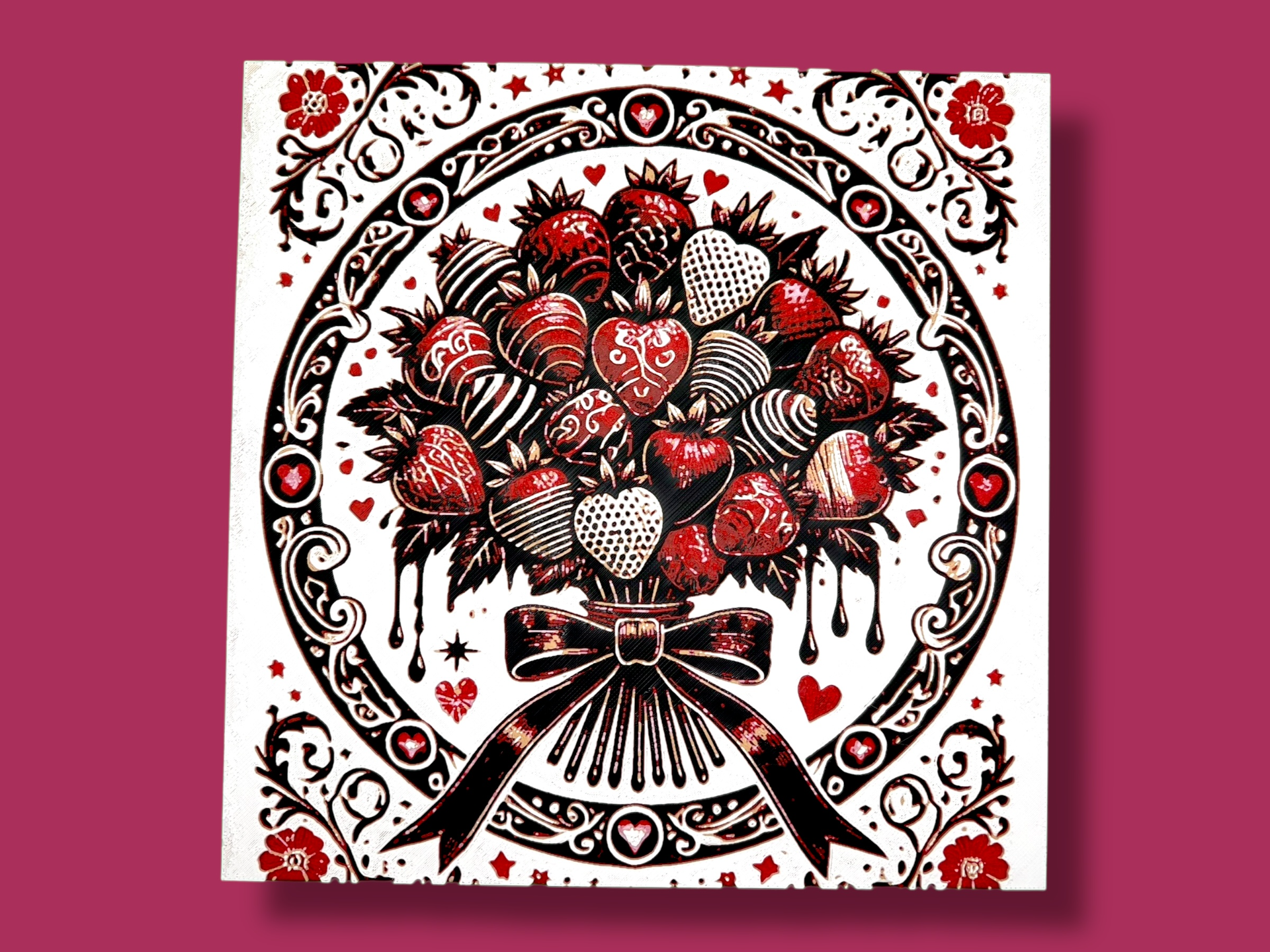 Strawberry Gift Bouquet — Valentine's Day Hueforge