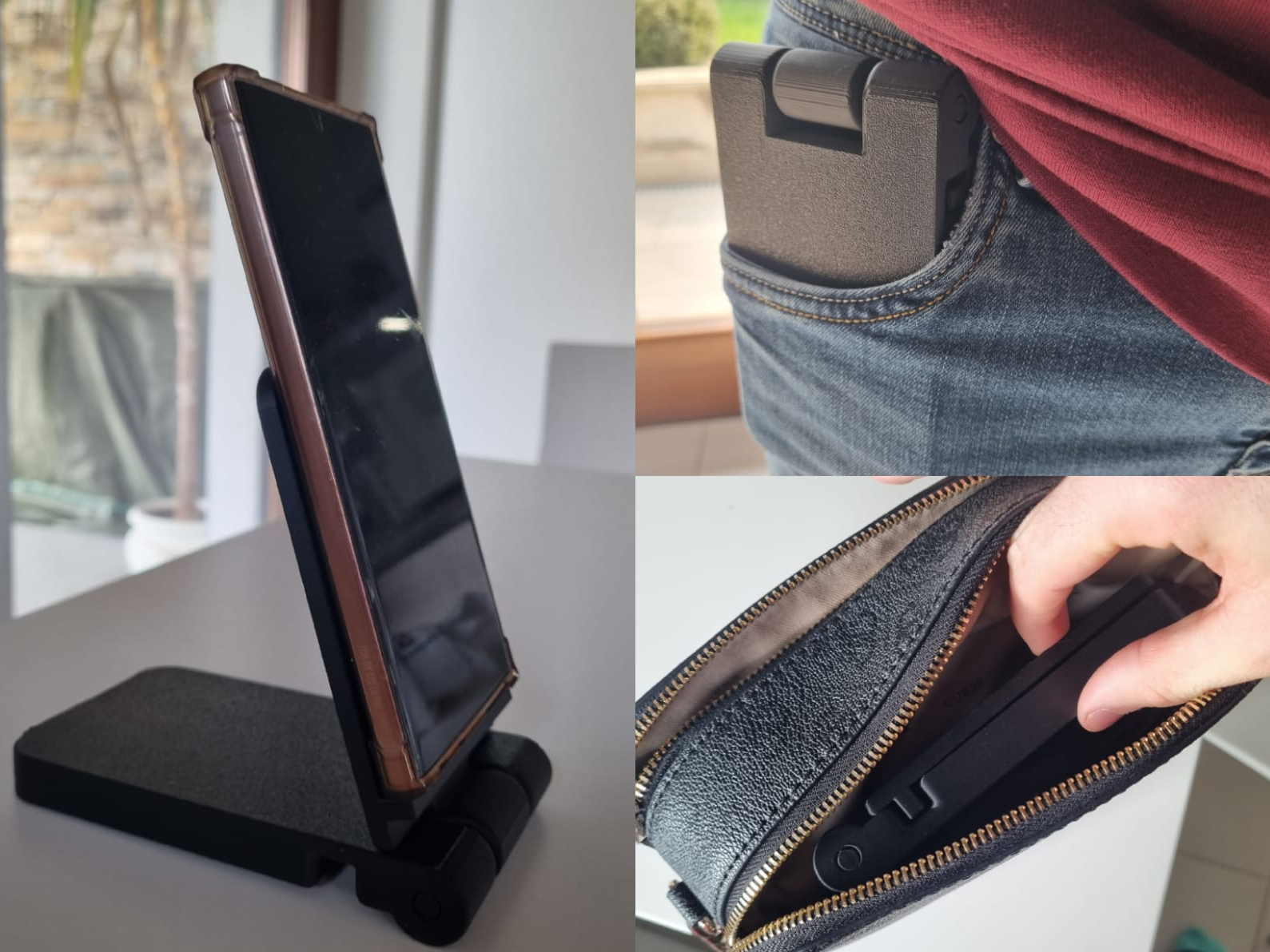 Porta Telefono Pieghevole, Tascabile e Pratico!