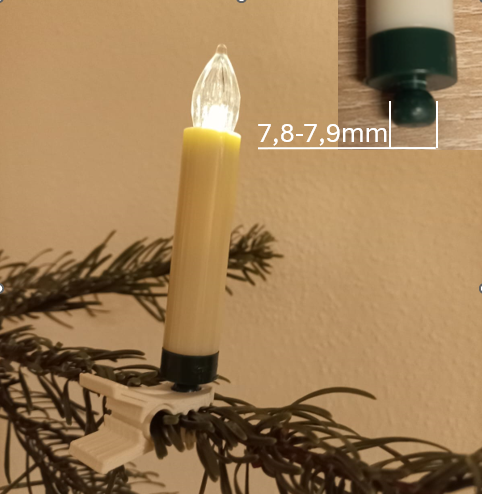 Christmas lights clip