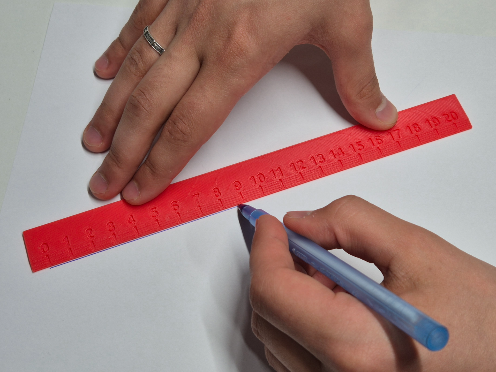20cm Ruler (Centimeter Scale Only)