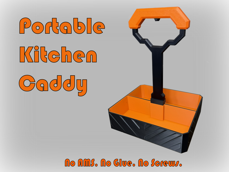 Wall-Mounted Portable Kitchen Caddy