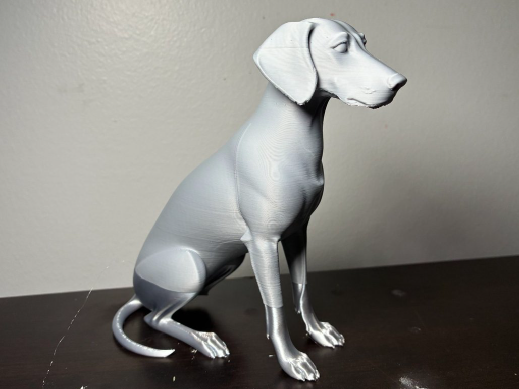 The Noble Sighthound: Sleek Minimalist Dog Decor