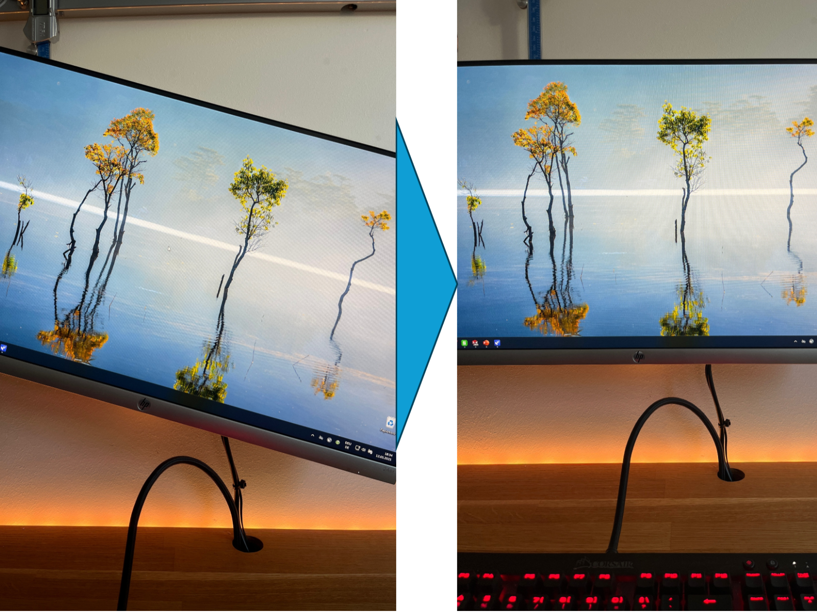 Adjustable Wall Mount for HPes / HPer Monitor
