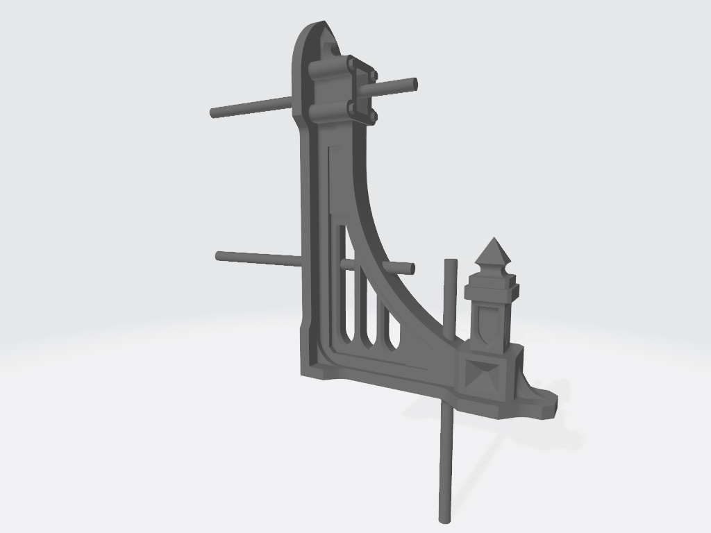 Gothic styled self holder