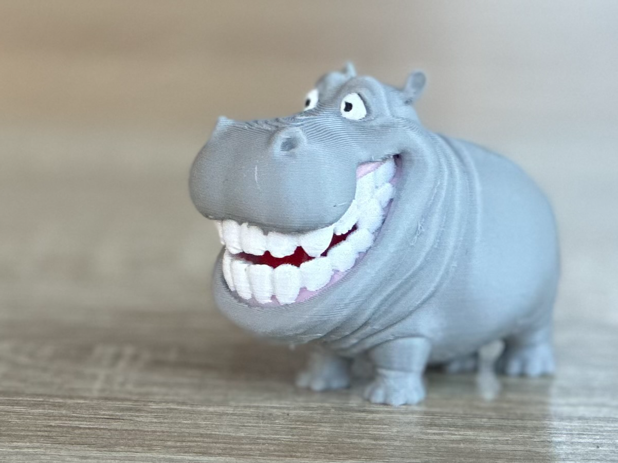 Funny hippopotamus
