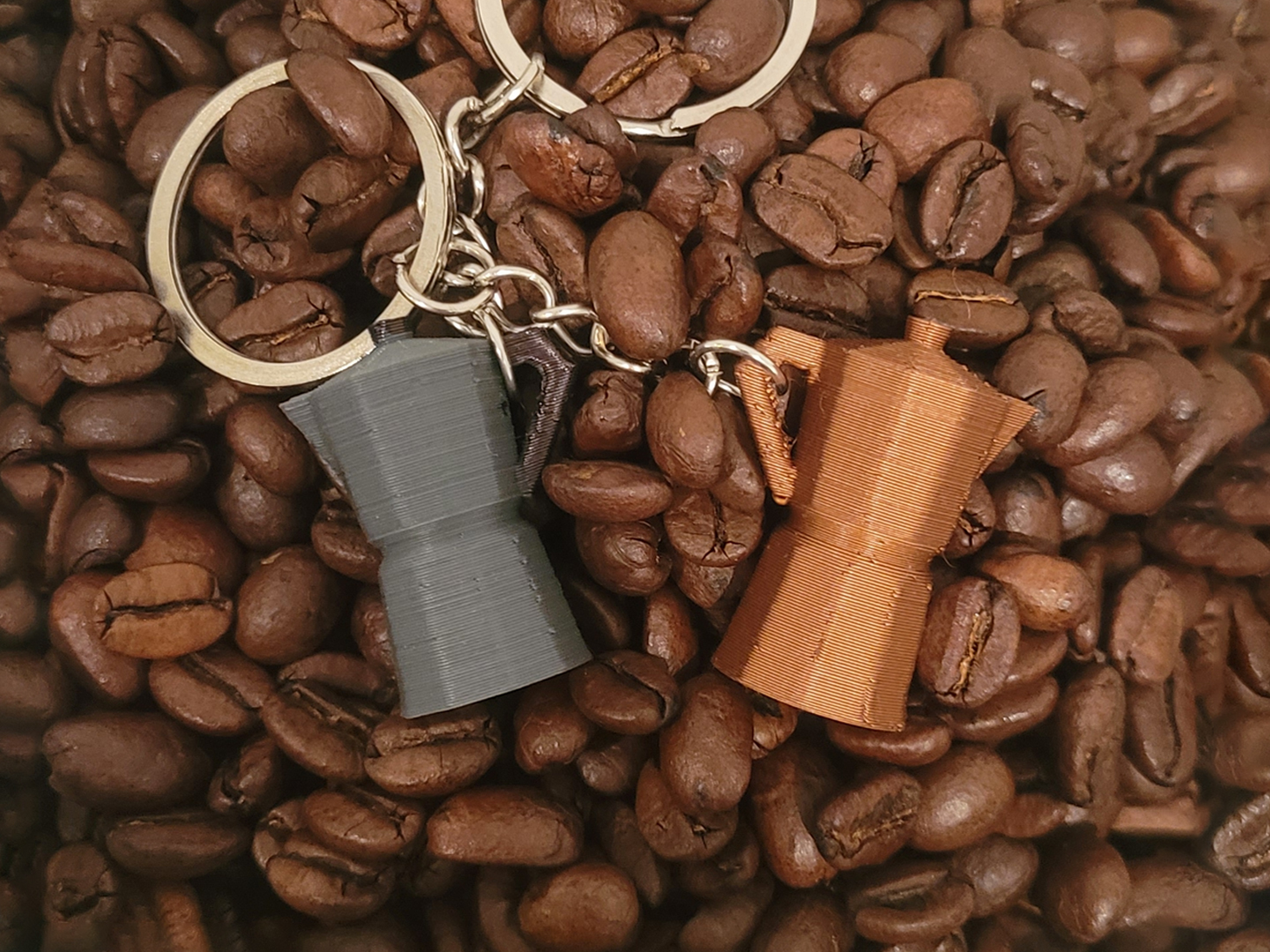 Mini Moka Italian Coffee Keychain