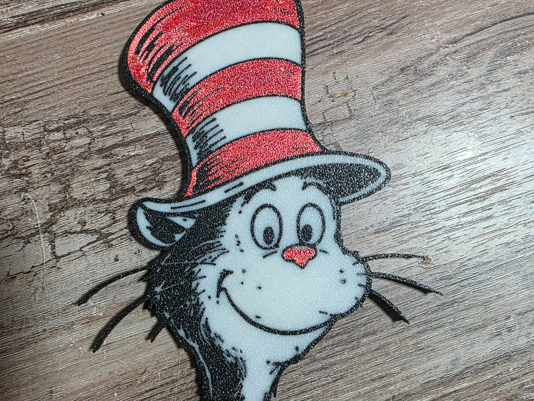 The Cat in the Hat hype chain pendant