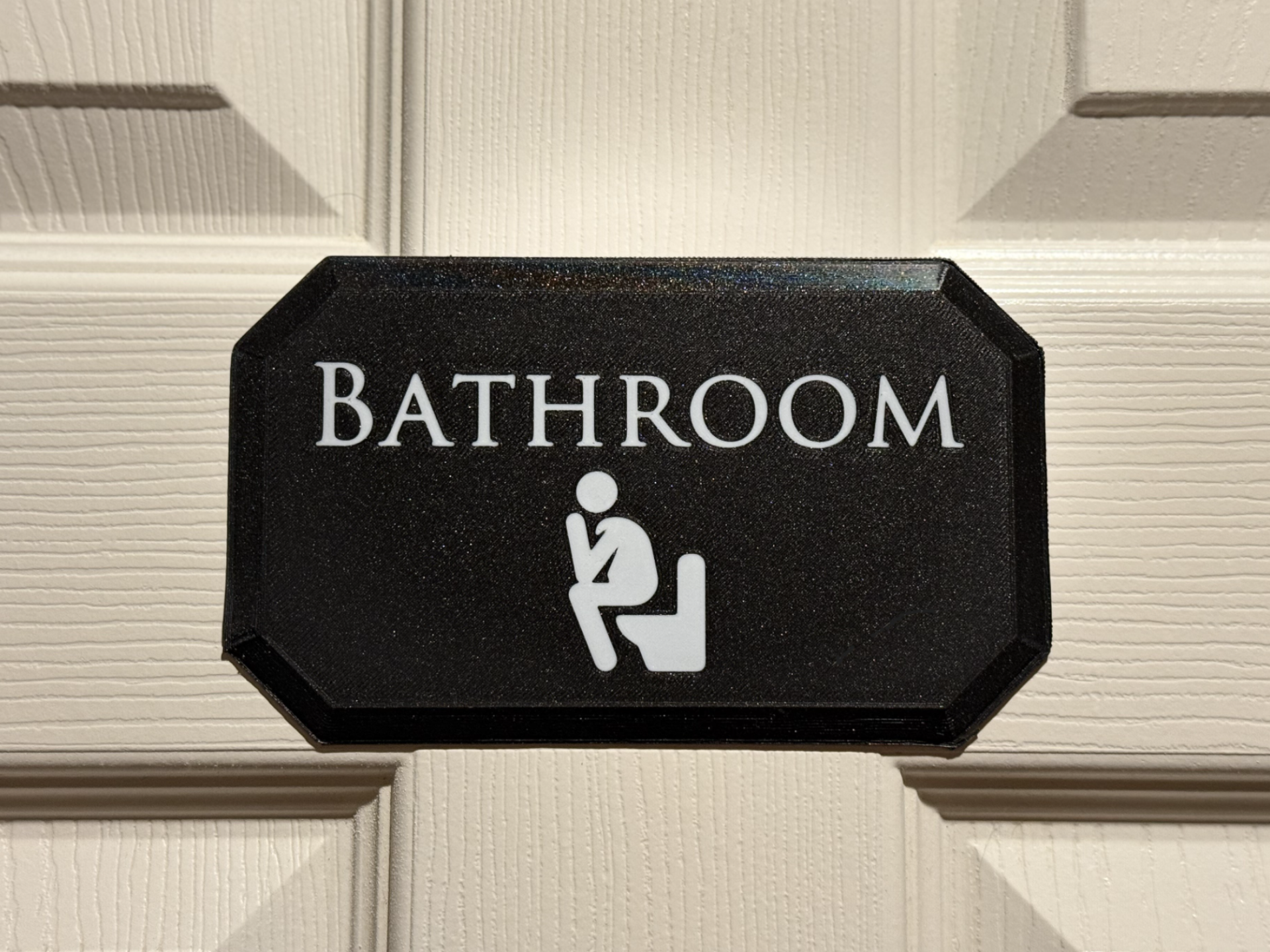 Bathroom Sign Multimaterial