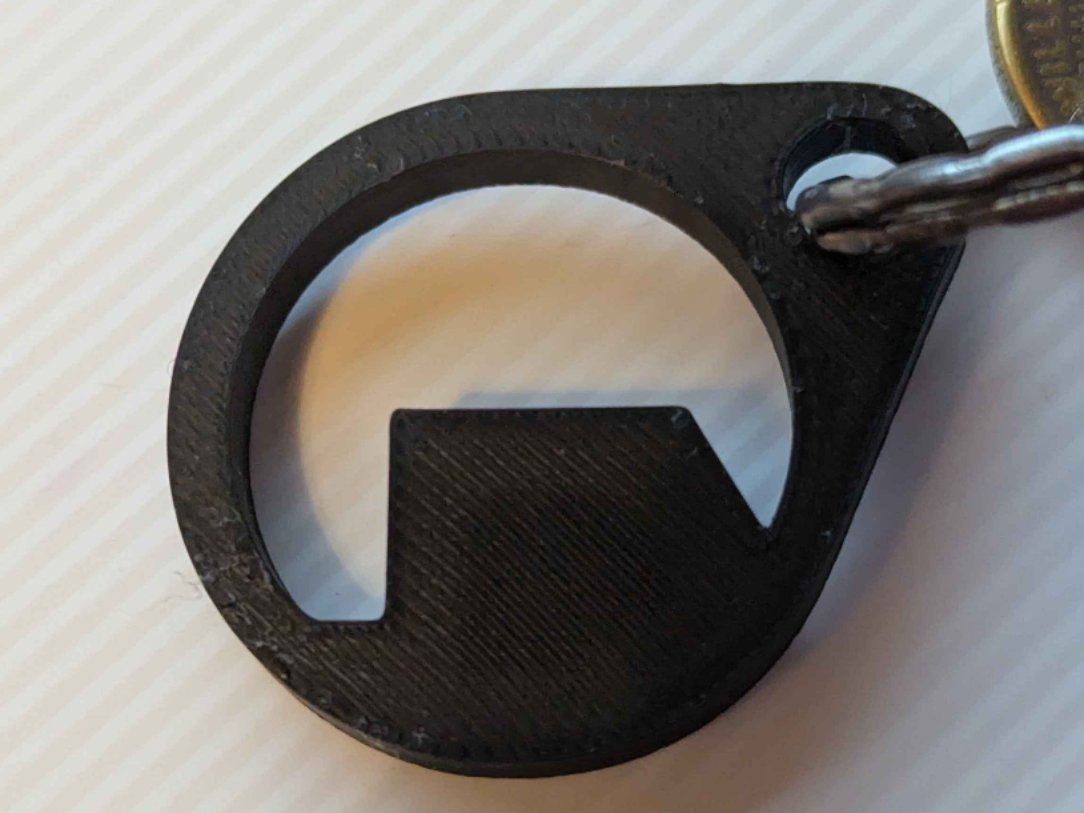 Half-Life Black Mesa keychain