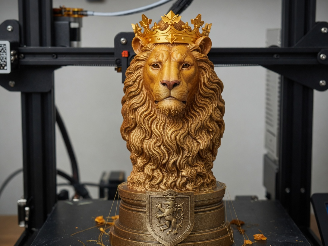 King Lion Headphone Stand