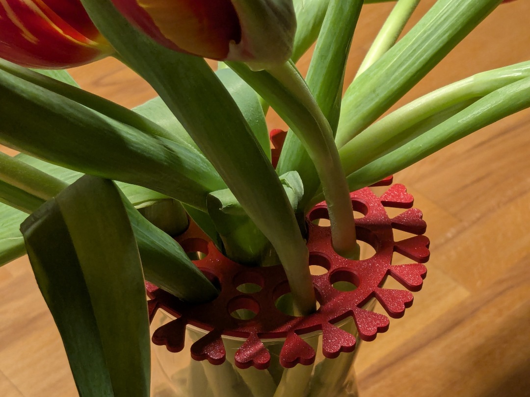Blumenretter / Steckhilfe Valentins Edition