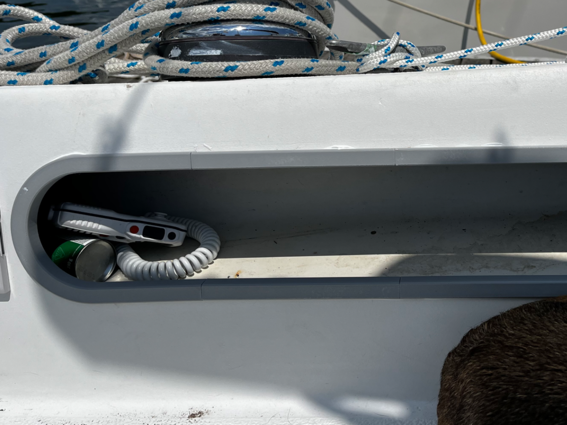 Islander 36 Coaming Box Trim