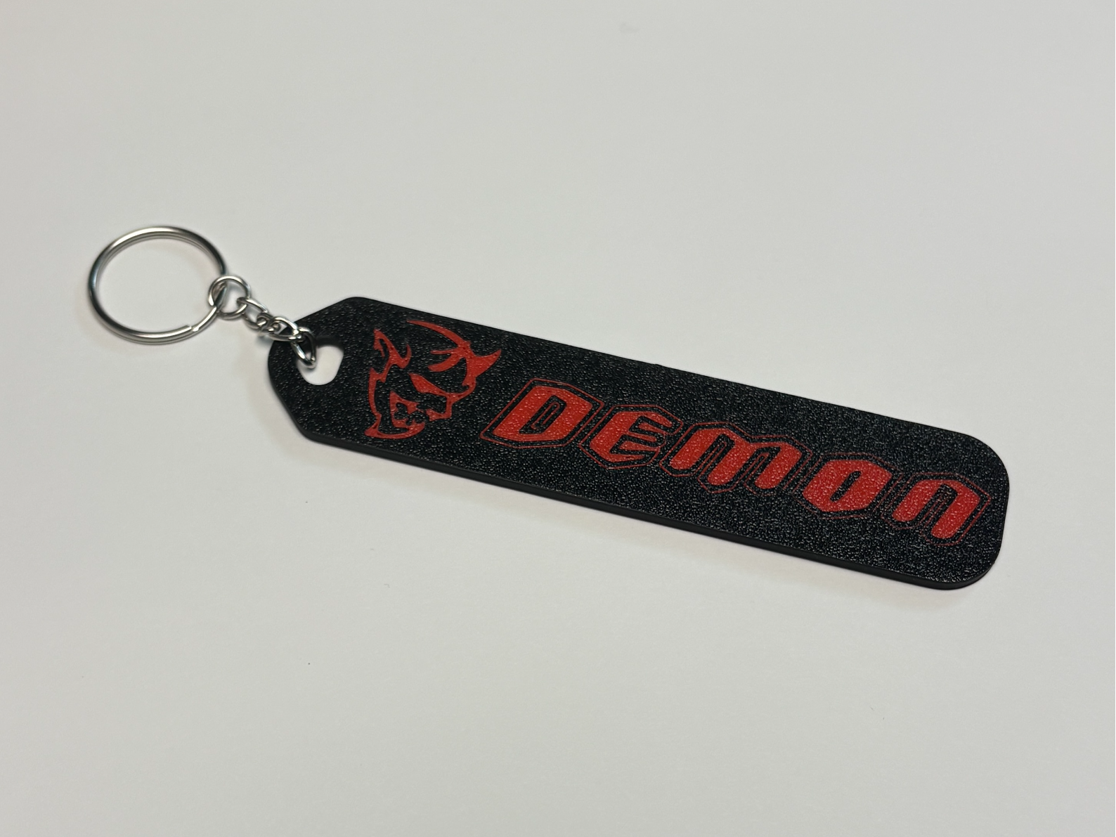 Dodge Demon Keychain Bagtag