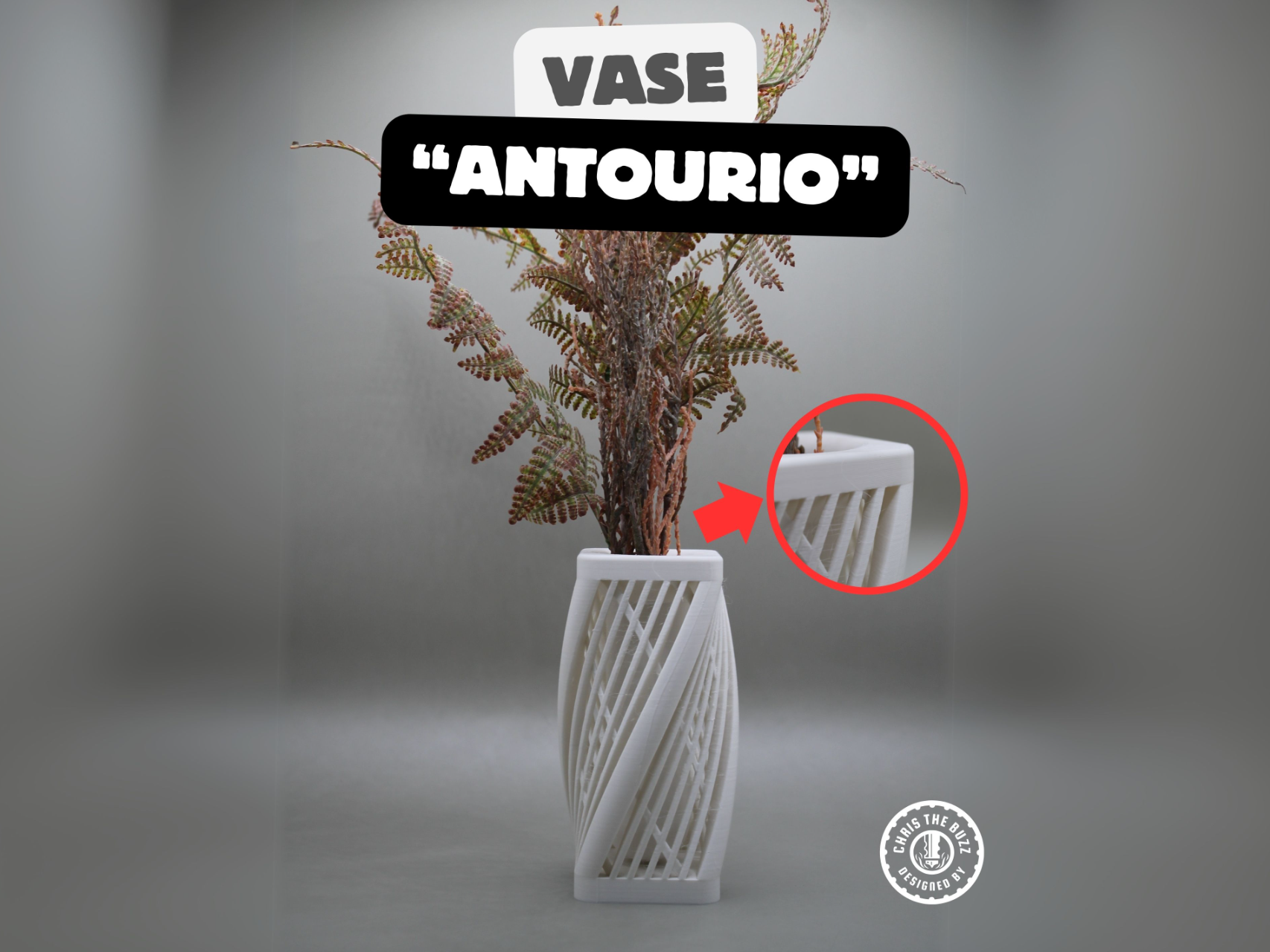 "Antourio" Vase – When Geometry Hits the Catwalk