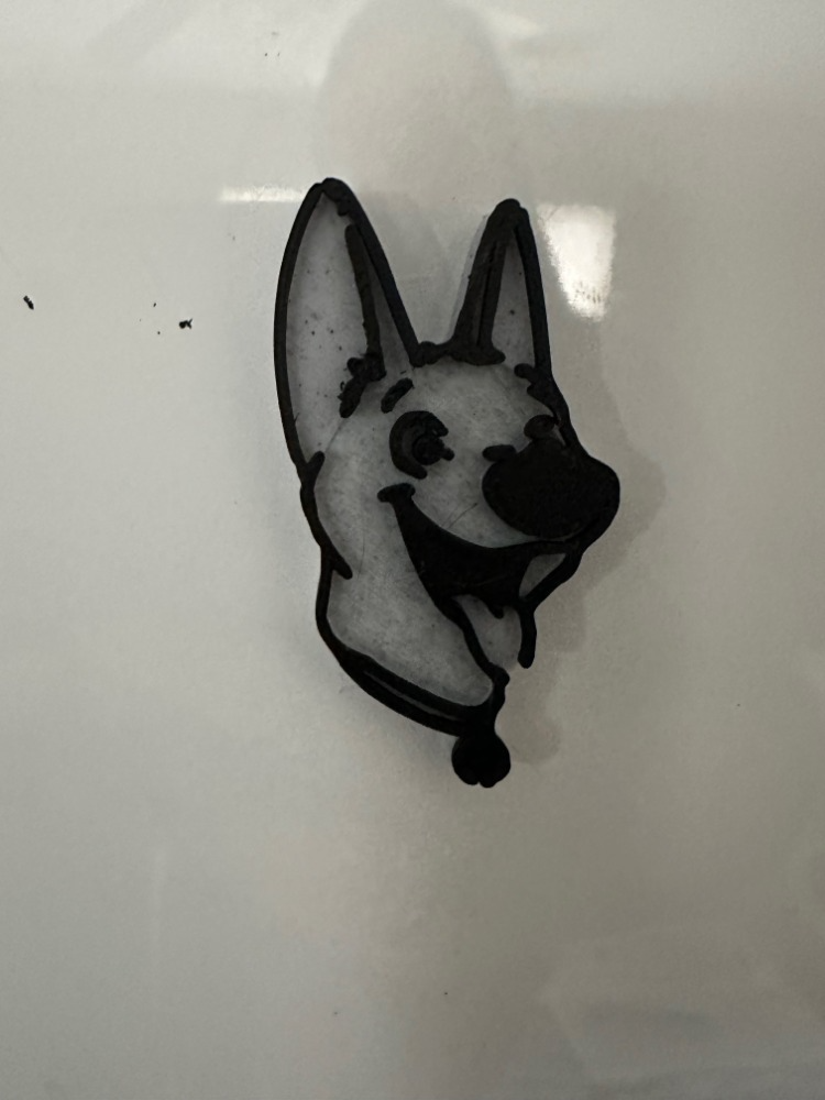 Bolt Dog Magnet