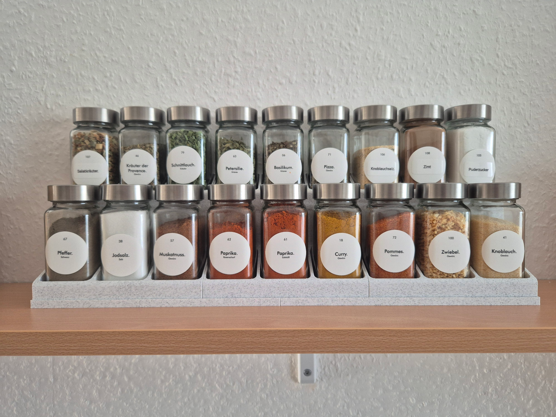 Gewürzorganizer (6, 12, 18 oder 24 Stück)