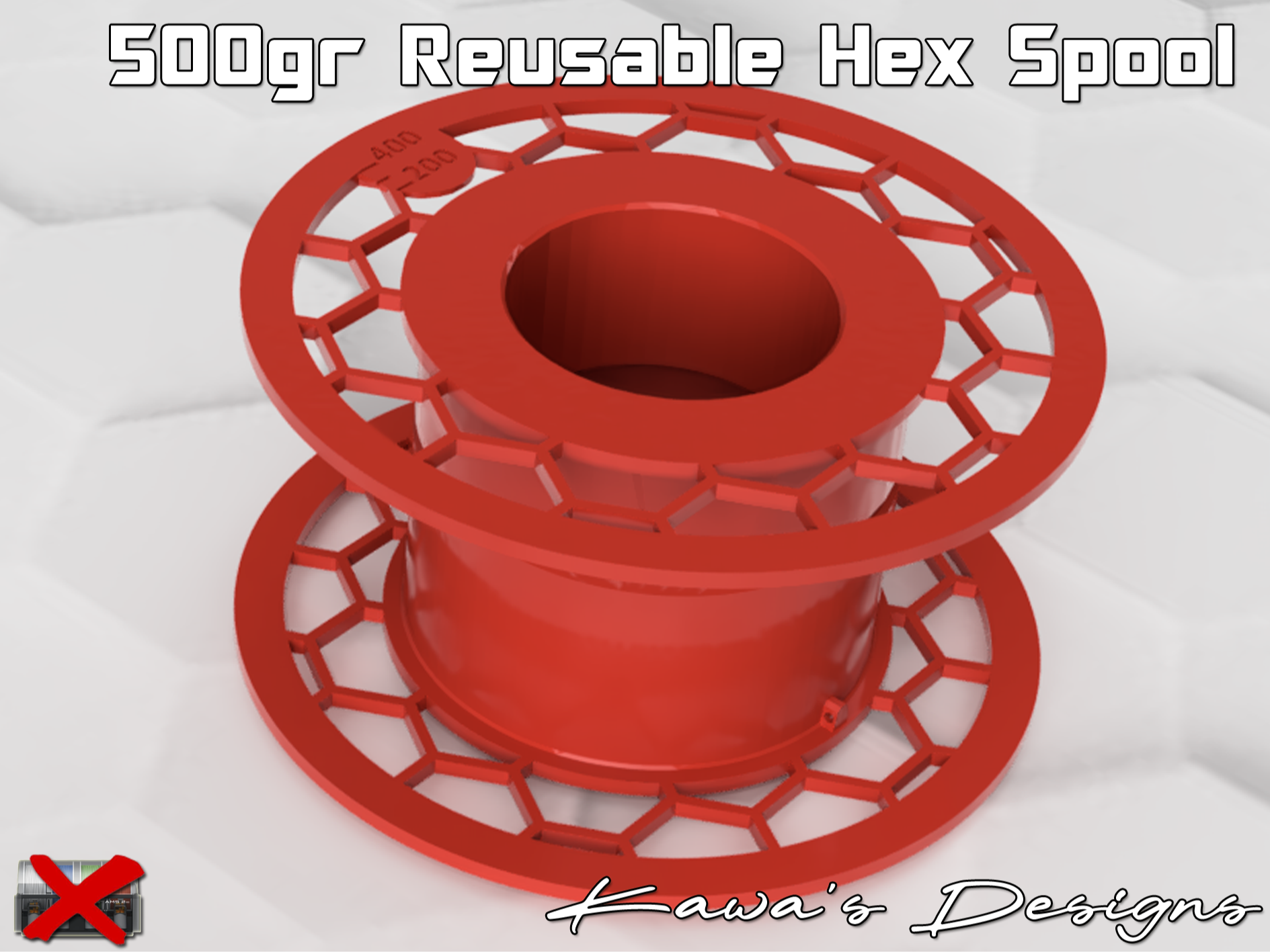 500gr Reusable Hex Spool