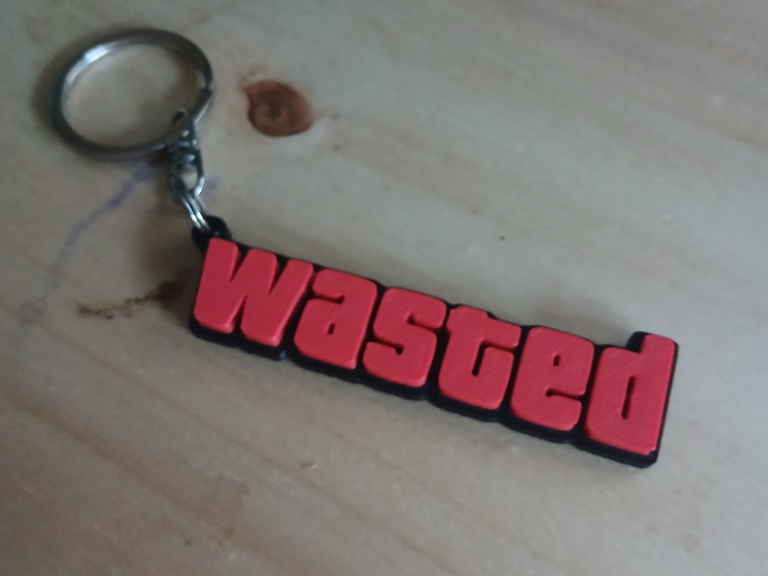 GTA Wasted Keychain