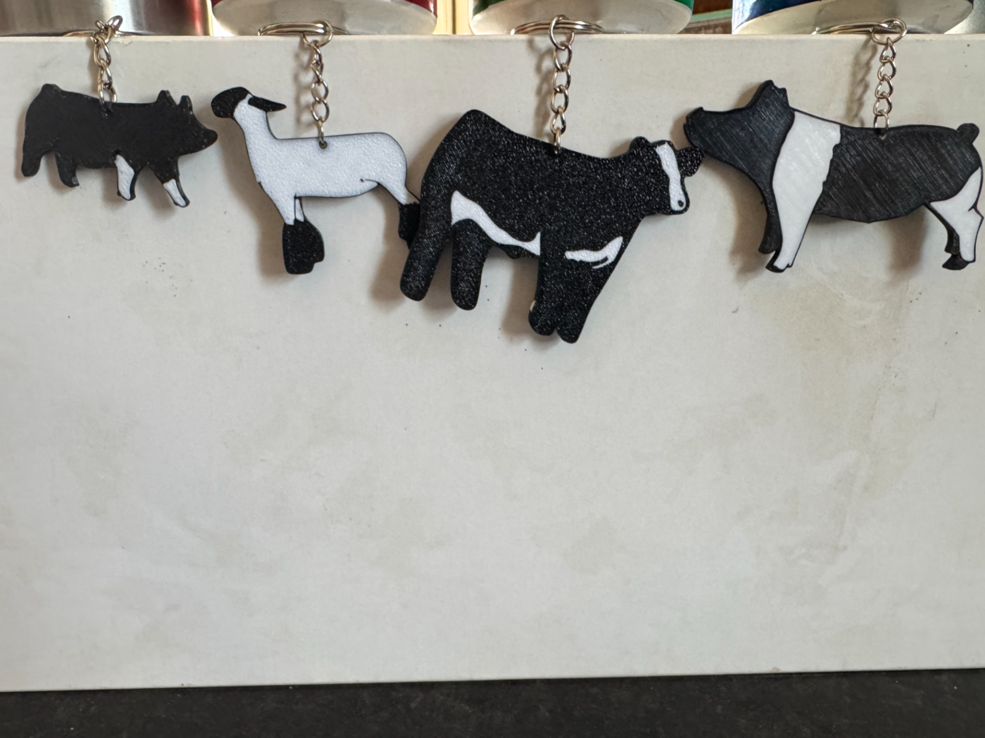 Show Livestock Keychains