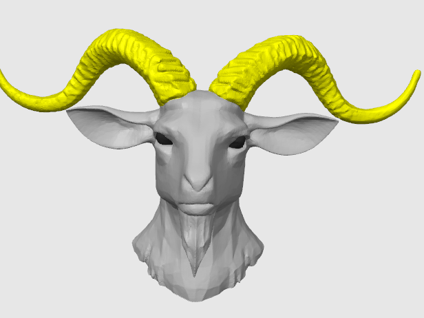 GOAT HEAD KEYCHAIN