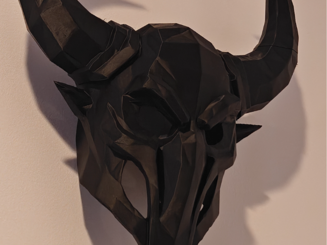 Demon Mask wall piece