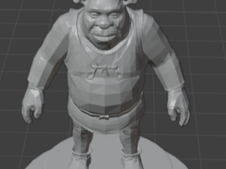 Shrek Statue i made in blender