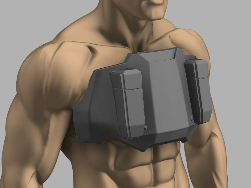 Halo 3: ODST Marine Chest Armor Detail