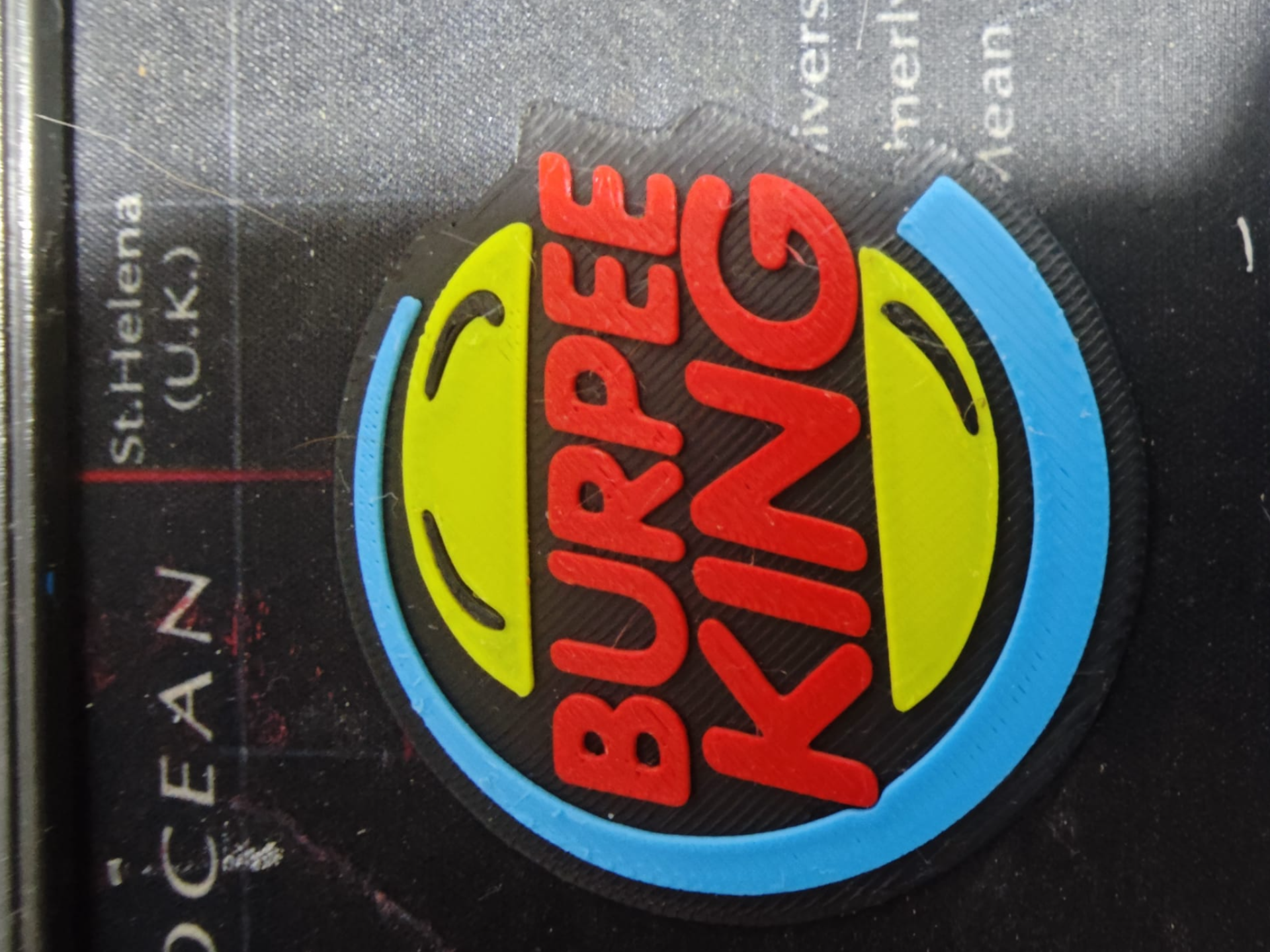 PARCHE BURPEE KING