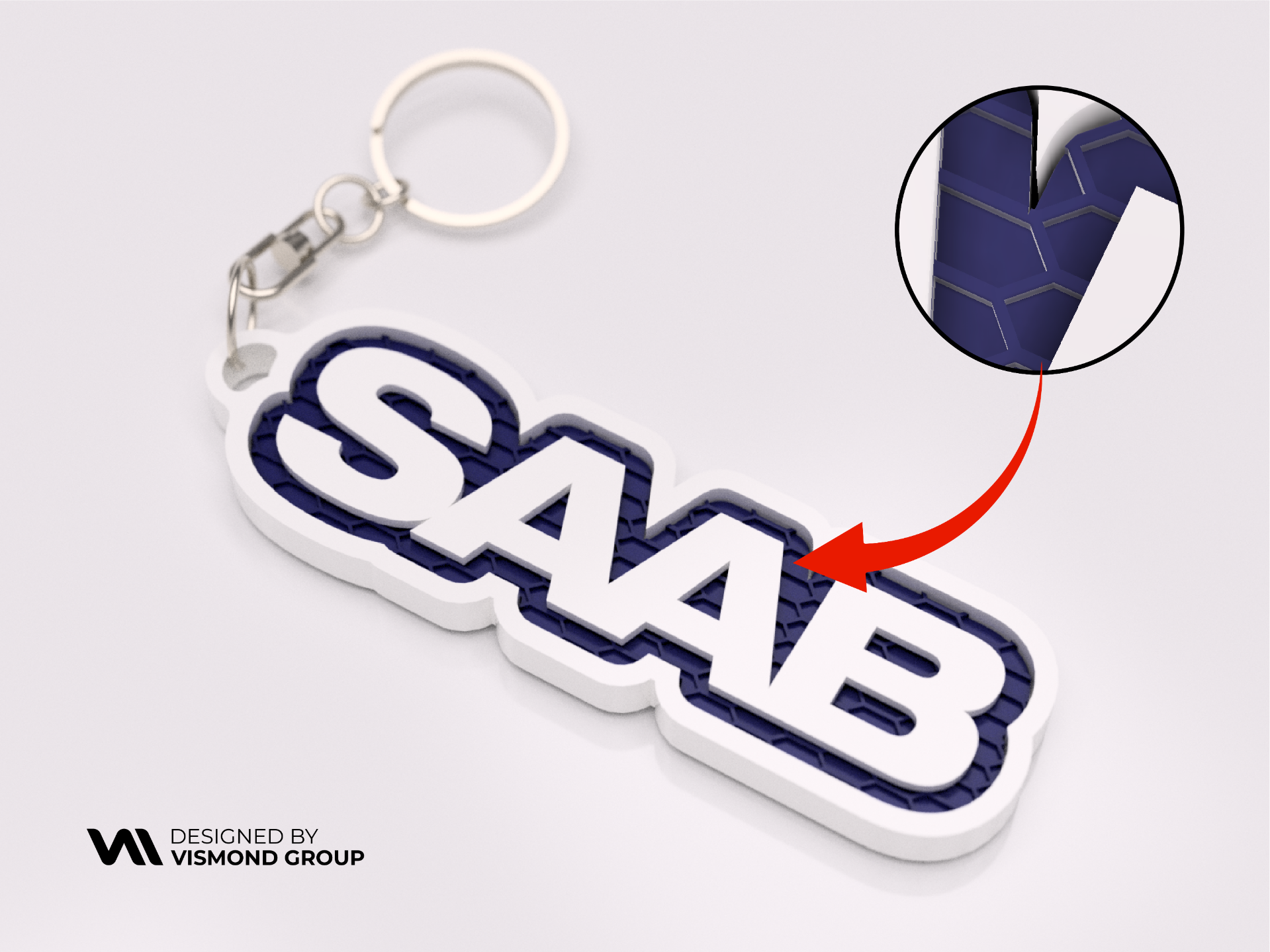 Saab Keychain