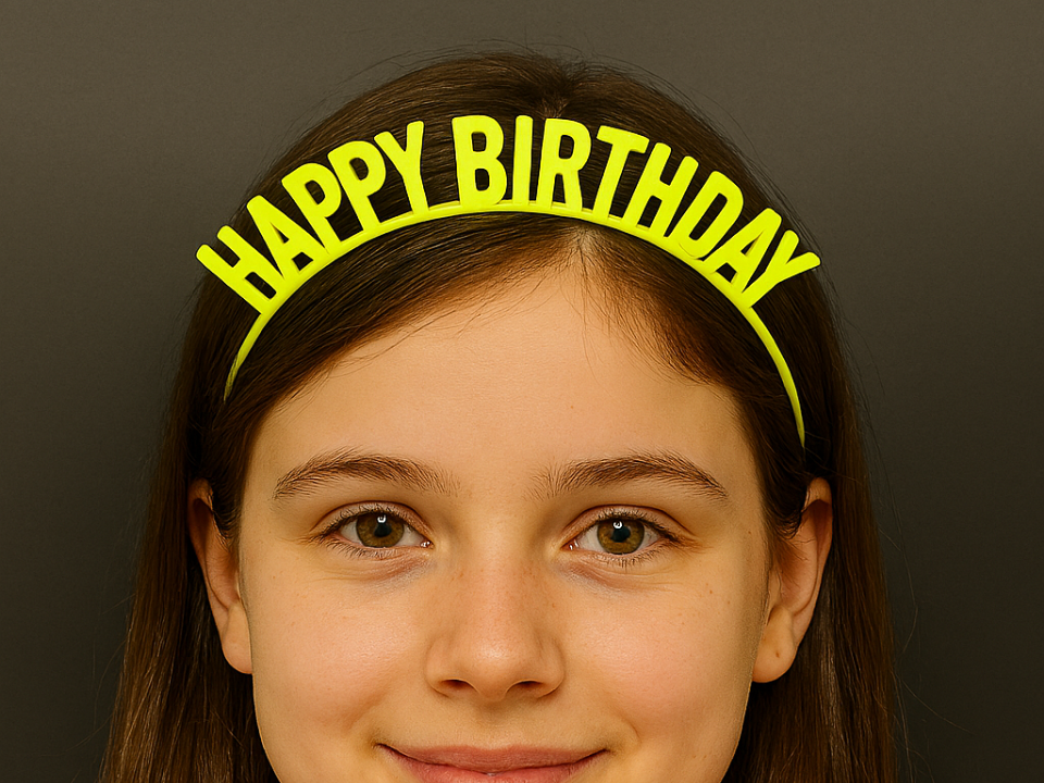 Happy Birthday Headband for Kids & Adults Party