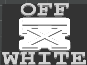 OFF WHITE KEYCHAIN