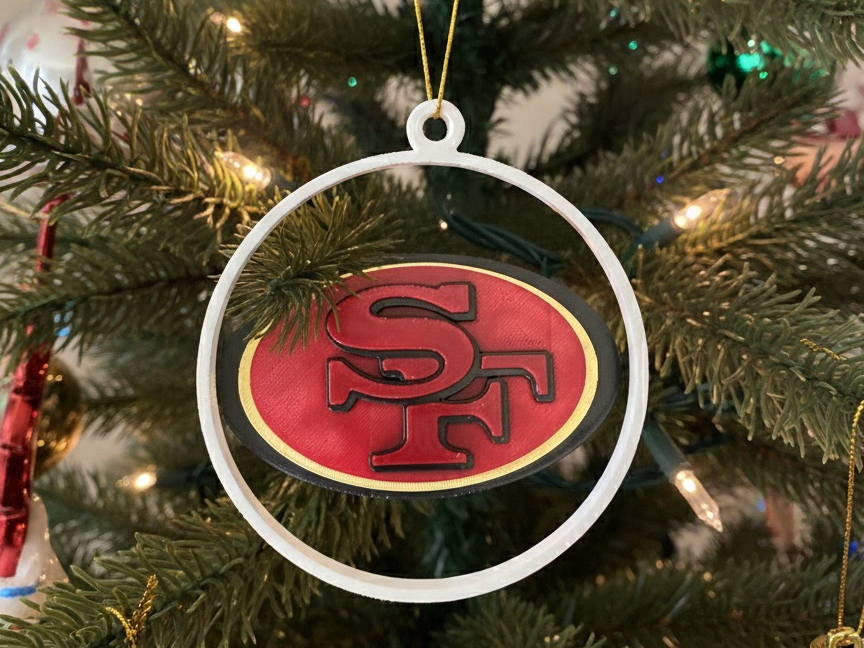 San Francisco 49ers Christmas Ornament