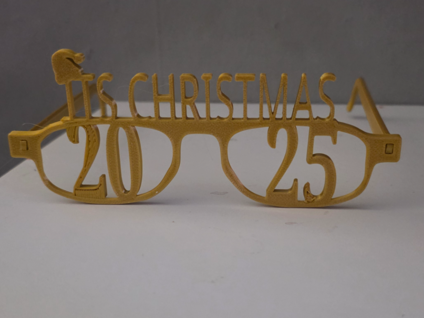 Its Christmas 2025  glasses. fast print