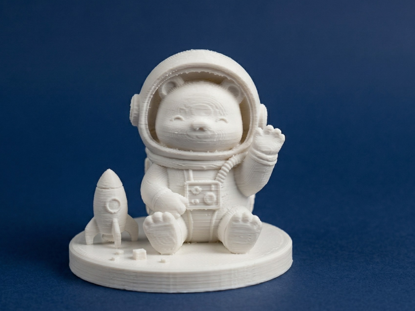 Astronaut Bear – Cute Space Figurine