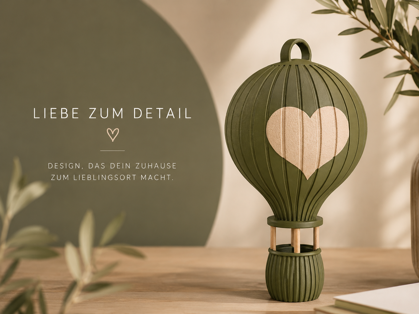 Japandi Heart Balloon Decor
